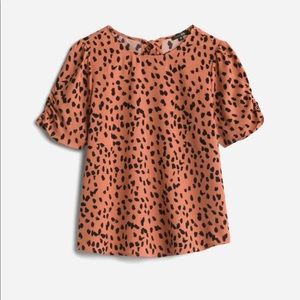 Ruched Sleeve Blouse